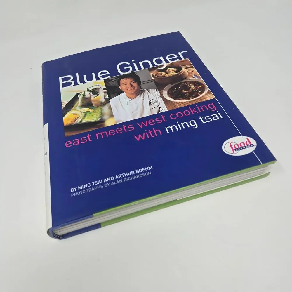 Blue Ginger East Meets West Cooking with Ming Tsai cookbook hardcover